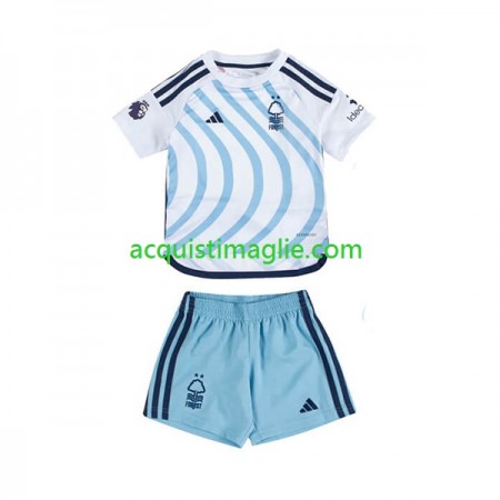 Divisa di Calcio Nottingham Forest Bambino Trasferta 2023/2024